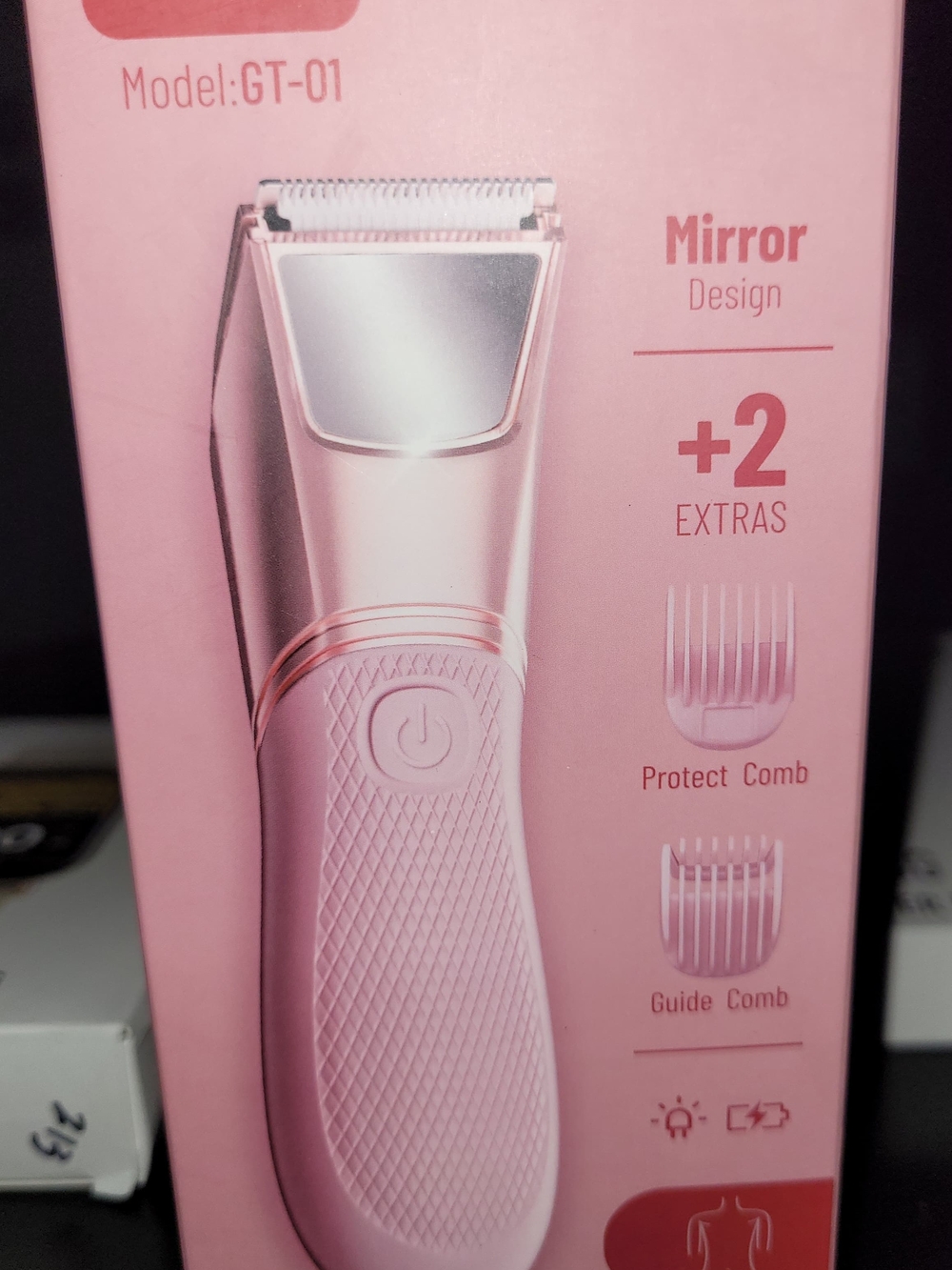 Pink Electric Trimmer - Mirror Design